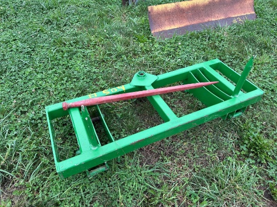 New HLA Model SE50JD46A Single Prong Bale Spear For John Deere Loader