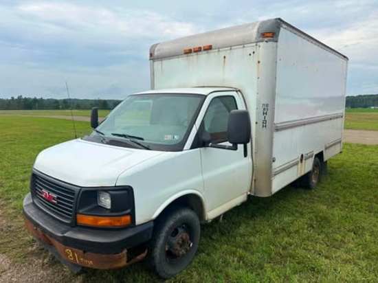 2006 GMC 3500 Cargo Van 14’ Body, 264,613 Miles