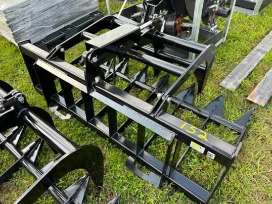 New JMR 66” Skid Steer Root Grapple Bucket