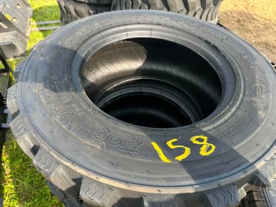 (4) New Forerunner 12-16.5 14 Ply Skid Steer Tires