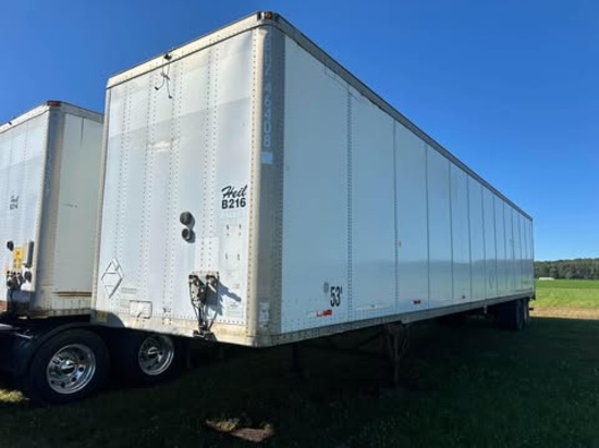 2001 Wabash 53’ Van Trailer