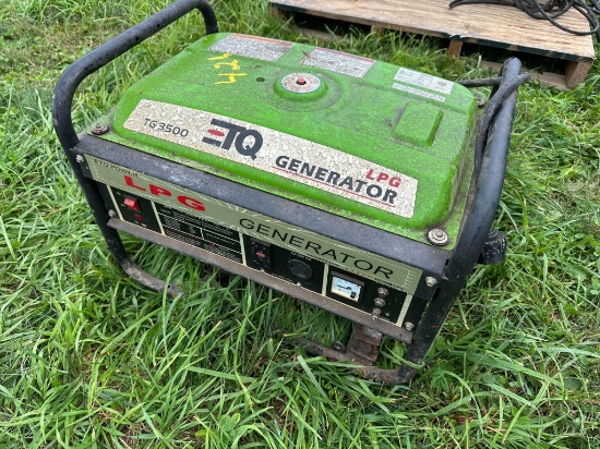 ETQ TG3500 Lp Gas Generator Less Tank