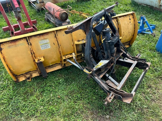 Fisher 7-1/2’ Snow Plow With Hydraulic Angle & Motor