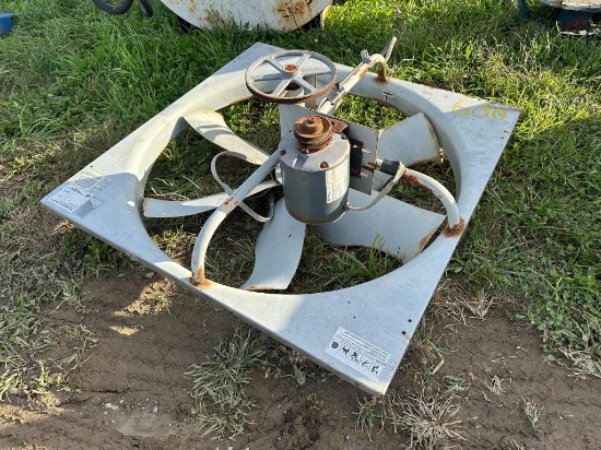 36” 1 Hp 3 Ph Barn Wall Fan