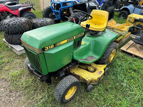 John Deere 318 Lawn & Garden Tractor With 48” Deck