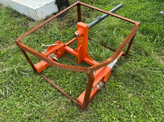 New Bucket Mount Single Prong Bale Spear