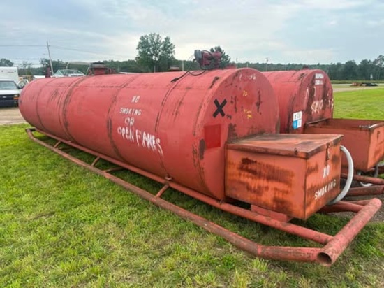 3500 Gallon Steel Skid Fuel Tank