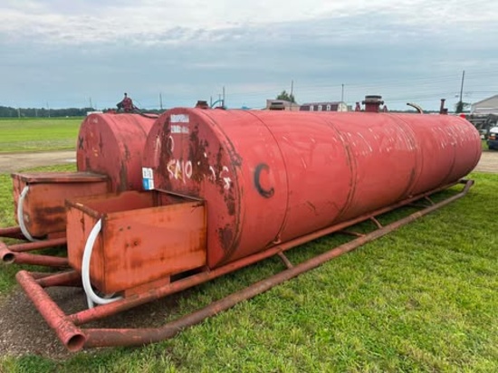 3500 Gallon Steel Skid Fuel Tank