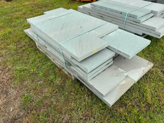 Pallet Of 18” Wide By Various Length Tread Stone