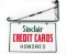 Sinclair Credit Cards Honored Porcelain Sign & Original Hanger TAC 9.5