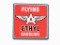 Flying A Ethyl Gasoline Single Sided Porcelain Sign TAC 9.75