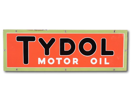 Tydol Motor Oil Single Sided Porcelain Sign TAC 9