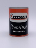Full 1 Quart Can Hancock Premium Motor Oil TAC 9.25