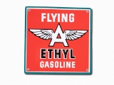 Flying A Ethyl Gasoline Single Sided Porcelain Sign TAC 9.75