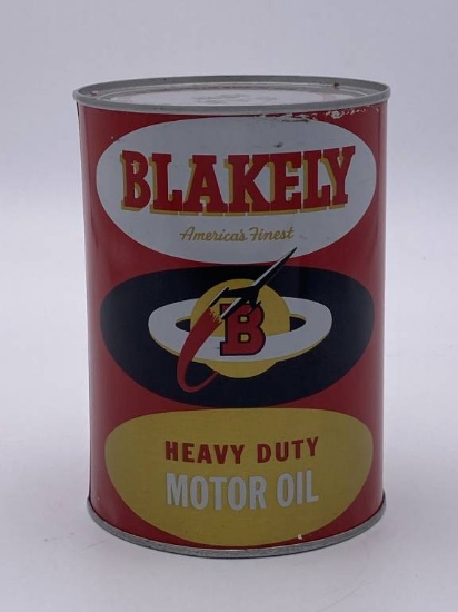 Blakely Heavy Duty Motor Oil 1 Quart Metal Can TAC 9