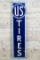 6' US Tires Single Sided Porcelain Vertical Sign TAC 6.9