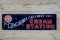 The Concordia Creamery Cream Station Single Sided Porcelain Sign TAC 8.5