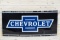 Chevrolet in Bowtie Single Sided Porcelain Sign TAC 7.75