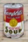 Campbells Vegetable Soup Single Sided Porcelain Curved Sign TAC 8