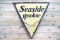 Seaside Gasoline w/ Logo Double Sided Porcelain Diecut Sign TAC 7.5