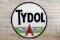 6' Tydol w/ Flying A Logo & Green Stripe Double Sided Porcelain ID Sign TAC 8.9 & 8.75