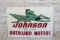 Johnson Outboard Motors & Sea Horse Double Sided Metal Sign TAC 7.5 & 5