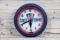 Hudson Sales & Service w/ Logo Neon Clock