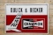 Champion Aviation Spark Plugs Single Sided Tin Self Framed Metal Sign TAC 9.25