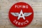 6' Flying A Service w/ Logo Double Sided Porcelain Identification Sign TAC 8