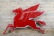 Mobil 4 Piece Cookie Cutter Pegasus Single Sided Porcelain Sign TAC 8.25