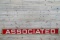 8' Associated Single Sided Porcelain Sign TAC 8