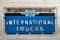 International Trucks w/ Diamond Logo Single Sided Porcelain Neon Sign TAC 6.75