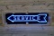 4' Service Arrow Single Sided Porcelain Neon Sign TAC 8.25
