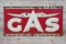 Flying A Chicken Wing GAS Double Sided Porcelain Sign TAC 6