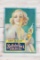 Buffalo Rock Ginger Ale w/ Pretty Lady Holding A Bottle Single Sided Tin Embossed Sign TAC 8