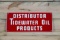 Tidewater Oil Products Distributor Single Sided Porcelain Sign TAC 9.25