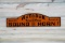 Richards-Wilcox Auto-Door Sound Horn Single Sided Porcelain Diecut Sign TAC 7.5