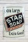 Star Soap Extra Large Extra Good Single Sided Porcelain Curved Sign TAC 7.9