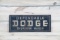 Dependable Dodge Thurborn Marsh Single Sided Tin Dealership Metal Sign TAC 6.5