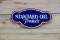 Standard Oil Products Single Sided Porcelain Diecut Truck Door Sign TAC 8