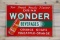 Drink Wonder Beverages w/ Bottle Single Sided Tin Embossed Metal Sign TAC 8.9