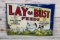 Park & Pollard Lay & Bust Feeds Single Sided Tin Embossed Metal Sign TAC 6