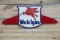 Mobilgas w/ Pegasus Single Sided Porcelain Diecut Truck Sign TAC 7