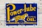 Power-Lube Motor Oil w/ Tiger Double Sided Porcelain Sign TAC 8 & 7