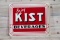 Enjoy Kist Beverages Metal Flange Sign TAC 9 & 8.75