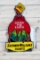 Sherwin-Williams Paints Cover The Earth Logo Porcelain Diecut Flange Sign TAC 9