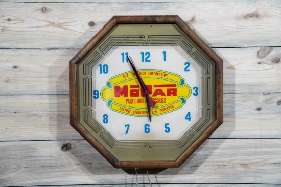 Mopar Parts & Accessories Factory Engineered & Inspected Lighted Clock