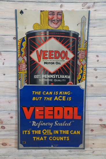 Veedol Motor Oil "Refinery Sealed" Single Sided Sign TAC 6