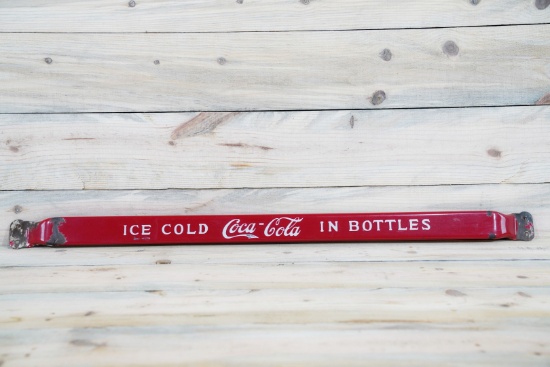 Ice Cold Coca-Cola Coke Porcelain Door Push TAC 7.5