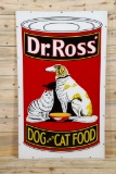 Dr. Ross Dog & Cat Food w/ Logo Single Sided Porcelain Sign TAC 8.75